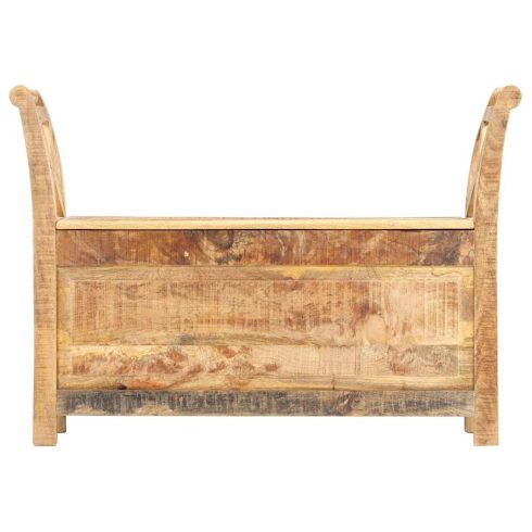 Tömör mangófa előszobai pad 103 x 33 x 72 cm