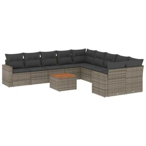 Patio Sofa Set 10-személyes Grey and Dark Grey