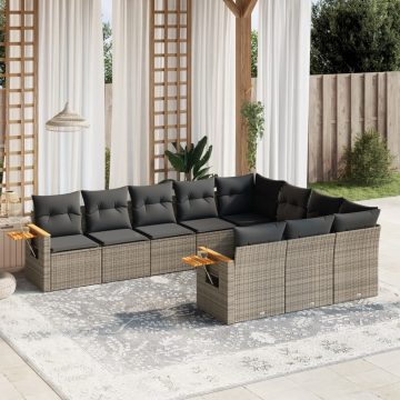 Patio Sofa Set 10-személyes Grey