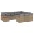 Patio Sofa Set 10-személyes Vegyes bézs