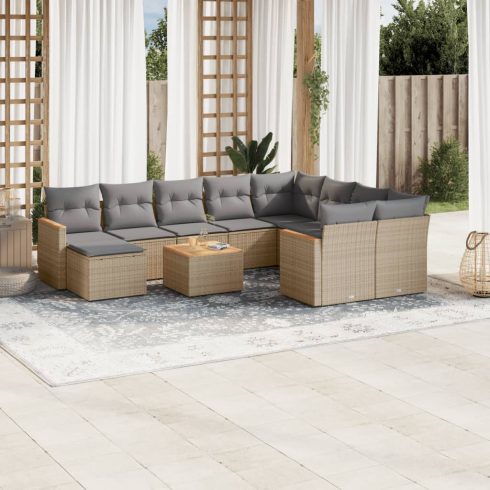 Patio Sofa Set 11-személyes Vegyes bézs