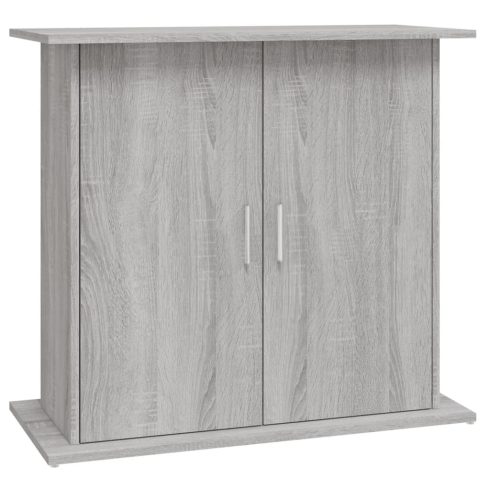 Szürke sonoma szerelt fa akváriumi állvány 81x36x73 cm