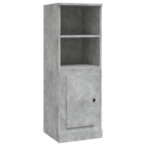 Betonszürke szerelt fa magasszekrény 36x35,5x103,5 cm