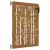 Bambuszmintás corten acél kerti kapu 85 x 125 cm