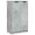 Betonszürke szerelt fa cipősszekrény 59 x 35 x 100,5 cm