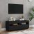 Fekete TV-szekrény LED-lámpákkal 100 x 35 x 40 cm