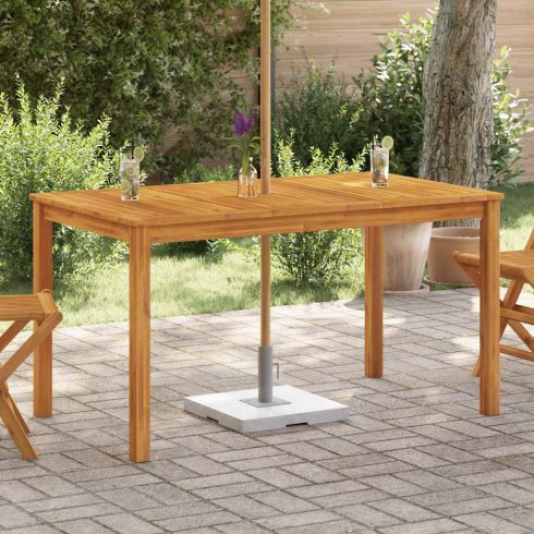 Tömör akácfa kerti asztal 140 x 80 x 74 cm