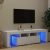 Fehér TV-szekrény LED-lámpákkal 140 x 36,5 x 40 cm