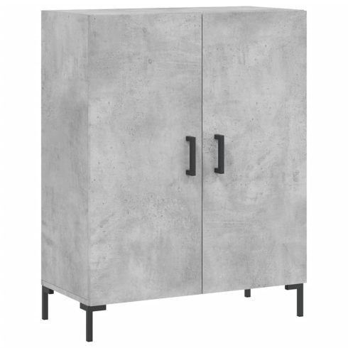 Betonszürke szerelt fa tálalószekrény 69,5 x 34 x 90 cm