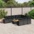 Patio Sofa Set 10-személyes Black