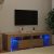 Sonoma tölgy színű TV-szekrény LED-lámpákkal 140 x 36,5 x 40 cm