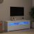 Fehér TV-szekrény LED-lámpákkal 120 x 35 x 40 cm