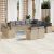 Patio Sofa Set 13-személyes Vegyes bézs