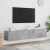 2 db betonszürke fali TV-szekrény LED-del 80x35x31 cm
