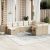 Patio Sofa Set 9-személyes Beige and Cream