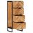 Tömör akácfa fürdőszobaszekrény 40 x 30 x 100 cm