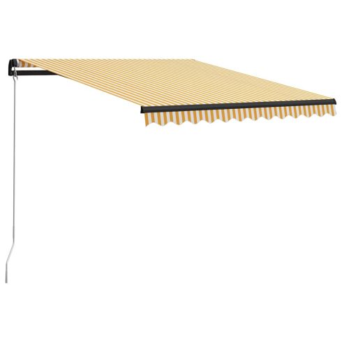 Kézi napellenző napelemes LED-del 3 x 2,5 m