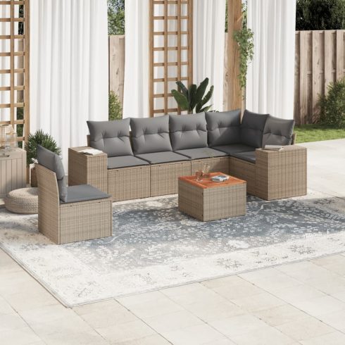 Patio Sofa Set 6-személyes Beige and Grey