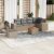 Patio Sofa Set 6-személyes Beige and Grey