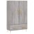Szürke sonoma szerelt fa magasszekrény 69,5 x 31 x 115 cm