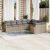 Patio Sofa Set 9-személyes Vegyes bézs