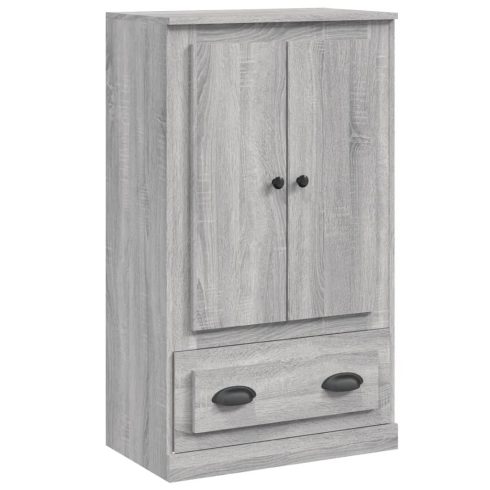 Szürke sonoma szerelt fa magasszekrény 60x35,5x103,5 cm
