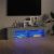 Betonszürke TV-szekrény LED-lámpákkal 135 x 39 x 30 cm