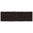 Sötétbarna kezelt tömör asztallap 160x50x(2-4) cm