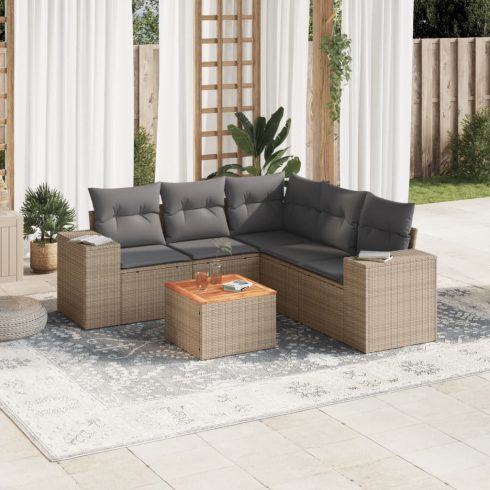 Patio Sofa Set 5-személyes Beige and Grey