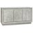 Betonszürke szerelt fa tálalószekrény 102 x 35 x 55 cm