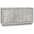 Betonszürke szerelt fa tálalószekrény 102 x 35 x 55 cm