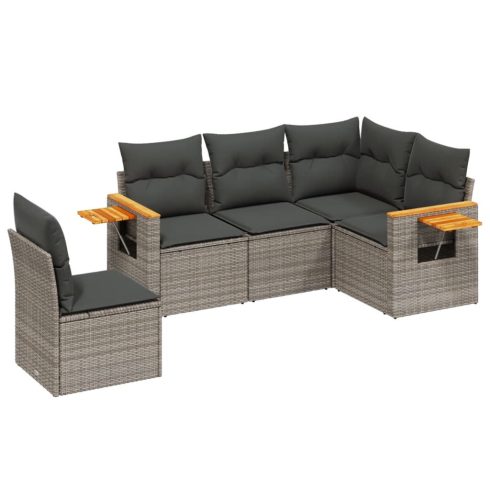 Patio Sofa Set 5-személyes Grey