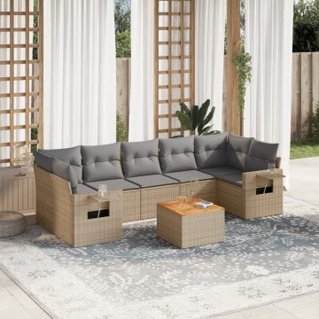 Patio Sofa Set 7-személyes Mix Beige
