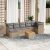 Patio Sofa Set 7-személyes Bézs és szürke keverék