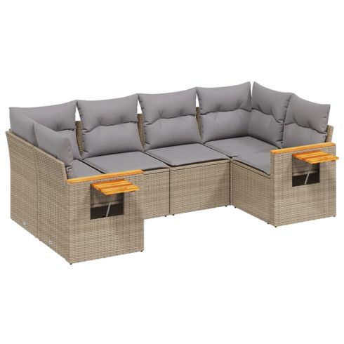 Patio Sofa Set 6-személyes Beige and Grey