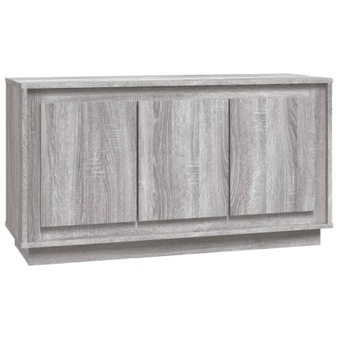 Szürke sonoma színű szerelt fa tálalószekrény 102x35x55 cm