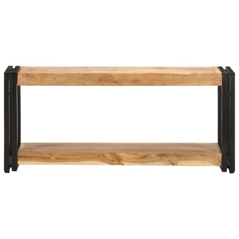 Tömör akácfa TV-szekrény 90 x 30 x 40 cm