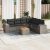 Patio Sofa Set 6-személyes Grey
