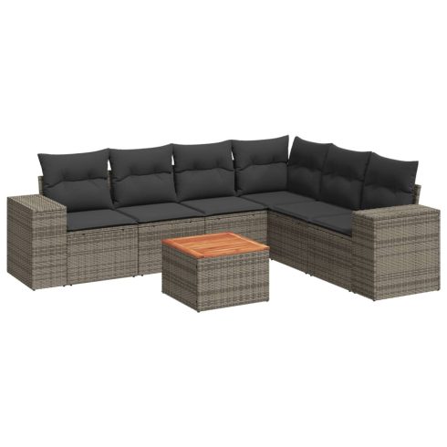 Patio Sofa Set 6-személyes Grey