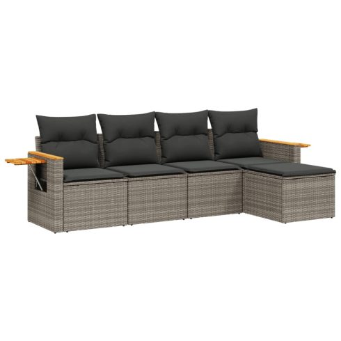 Patio Sofa Set 5-személyes Grey