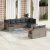 Patio Sofa Set 9-személyes Grey