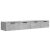 2 db betonszürke szerelt fa fali szekrény 68 x 30 x 20 cm