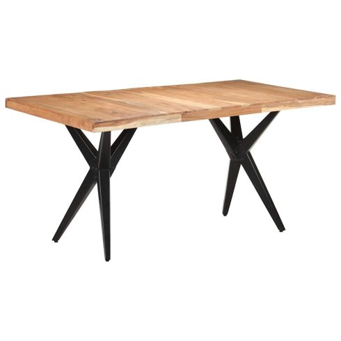 Tömör akácfa étkezőasztal 160 x 80 x 76 cm
