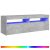 Betonszürke TV-szekrény LED-lámpákkal 120 x 35 x 40 cm