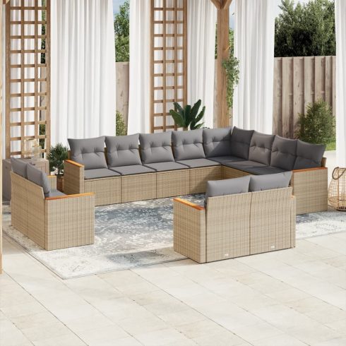 Patio Sofa Set 12-személyes Vegyes bézs