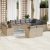 Patio Sofa Set 12-személyes Vegyes bézs