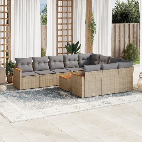 Patio Sofa Set 10-személyes Vegyes bézs