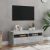 Betonszürke TV-szekrény LED-lámpákkal 100 x 35 x 40 cm