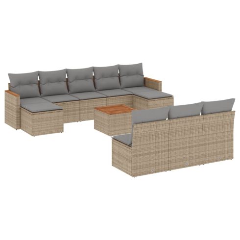 Patio Sofa Set 10-személyes Vegyes bézs