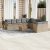 Patio Sofa Set 10-személyes Bézs és szürke keverék
